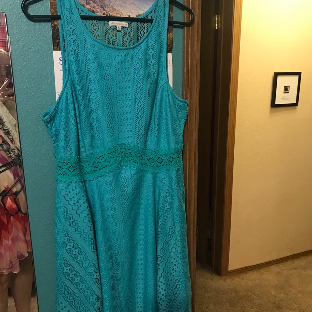 Blue dress